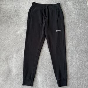 AllSaints Opposition Sweatpants Mens Medium Black Joggers Drawstring Pants